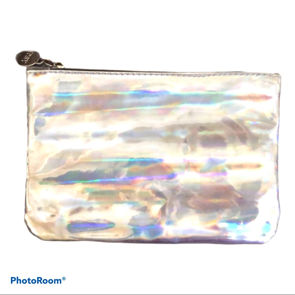 Opalescent Holographic Makeup Bag Iridescent Travel Pouch‎